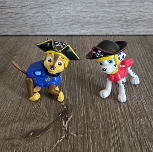 Paw Patrol Pirate Pups Chase & Marshall  Figures